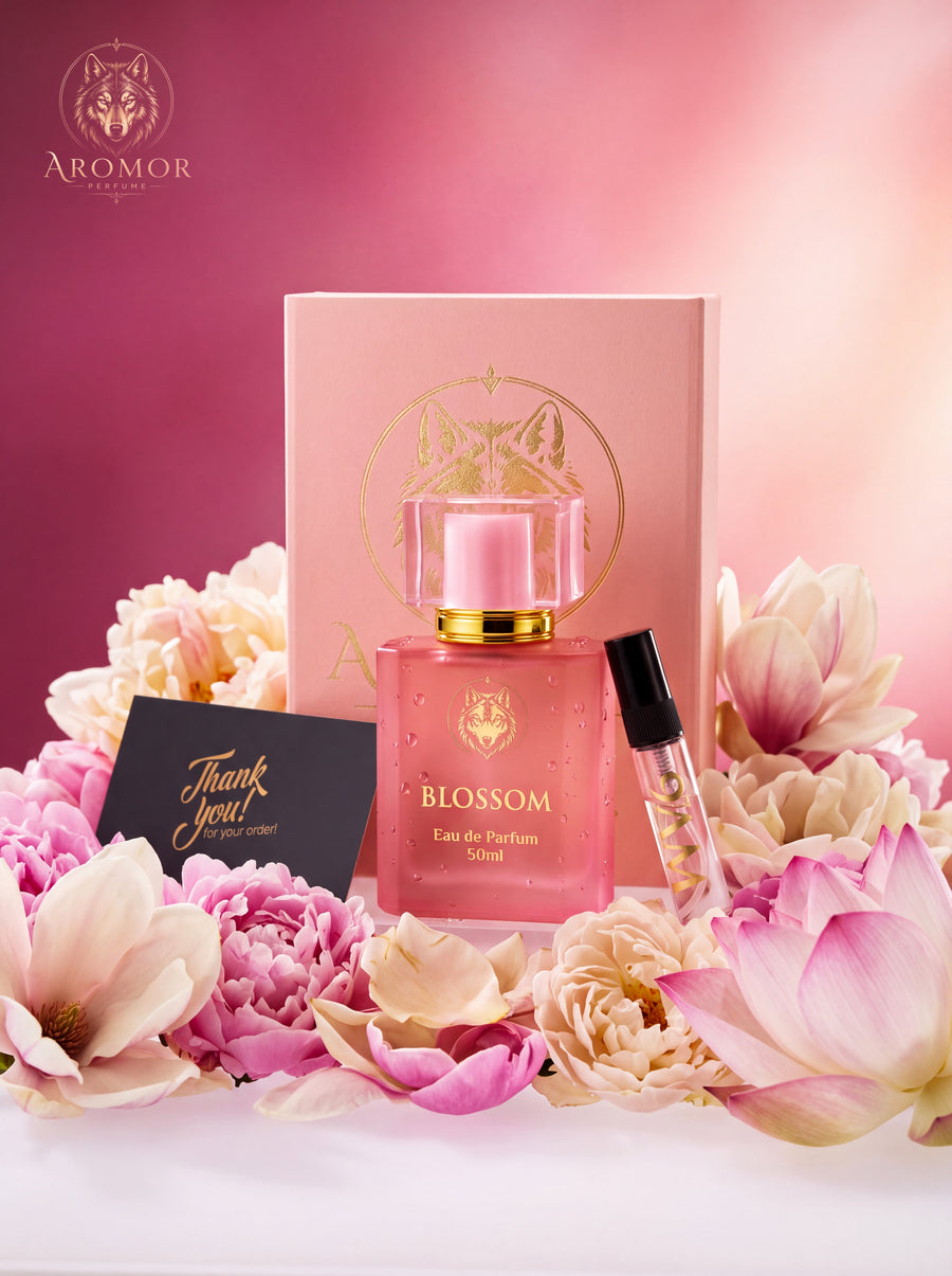 Blossom - Inspired by Versace Bright Crystal Eau de Parfum 50ml bottle - front view | Aromor Perfume