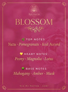 Blossom - Inspired by Versace Bright Crystal Eau de Parfum 50ml bottle - detail shot | Aromor Perfume
