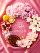 Blossom - Inspired by Versace Bright Crystal Eau de Parfum 50ml bottle - lifestyle shot | Aromor Perfume