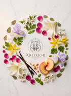 April - Inspired by White Musk Eau de Parfum 50ml bottle - lifestyle shot | Aromor Perfume